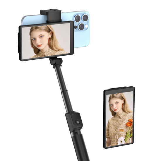 Phone Vlog Selfie Monitor Screen, Magnetic Phone Holder Clip Mount, Iphone & Andriod