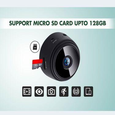 Portable Mini Rechargeable Wi-Fi CCTV Live Camera, 1080P 64 GB Storage Capacity 1 Channel, magnet-48