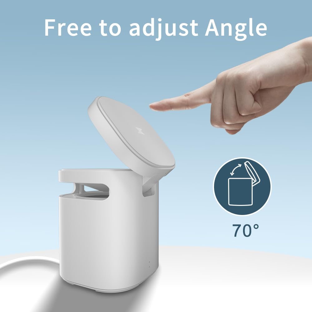 3-In-1 Magnetic Wireless Charger + Hifi Speakers(2 Wireless Charge Pads + High Bass Speaker)