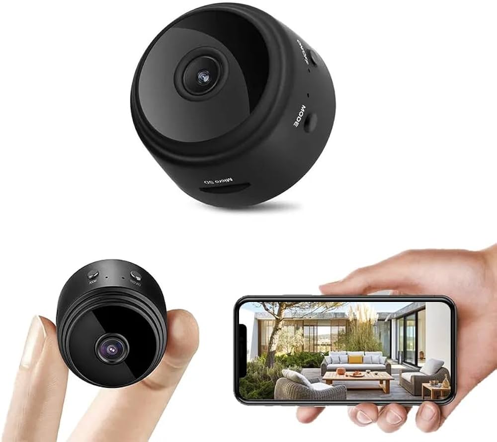 Portable Mini Rechargeable Wi-Fi CCTV Live Camera, 1080P 64 GB Storage Capacity 1 Channel, magnet-48