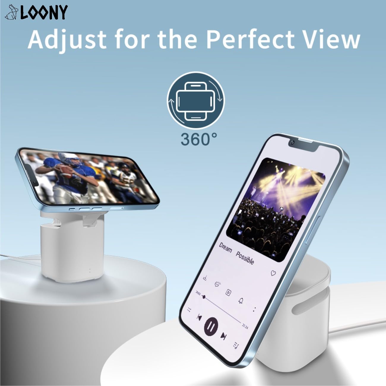 3-In-1 Magnetic Wireless Charger + Hifi Speakers(2 Wireless Charge Pads + High Bass Speaker)