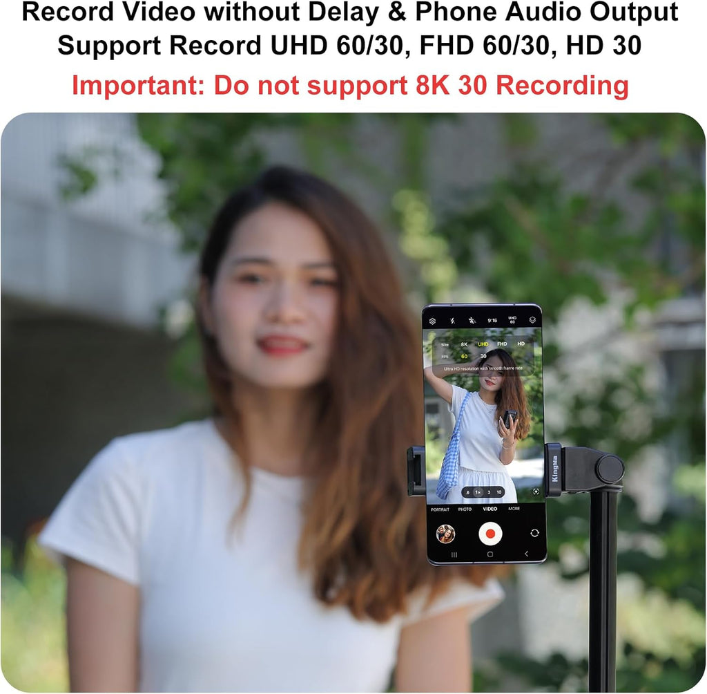 Phone Vlog Selfie Monitor Screen, Magnetic Phone Holder Clip Mount, Iphone & Andriod