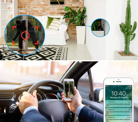 Portable Mini Rechargeable Wi-Fi CCTV Live Camera, 1080P 64 GB Storage Capacity 1 Channel, magnet-48