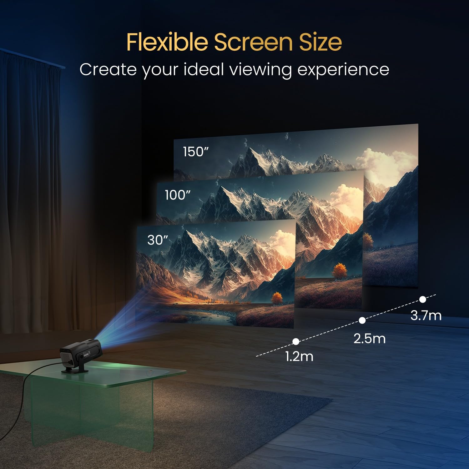 HY320 Mini 4K Projector