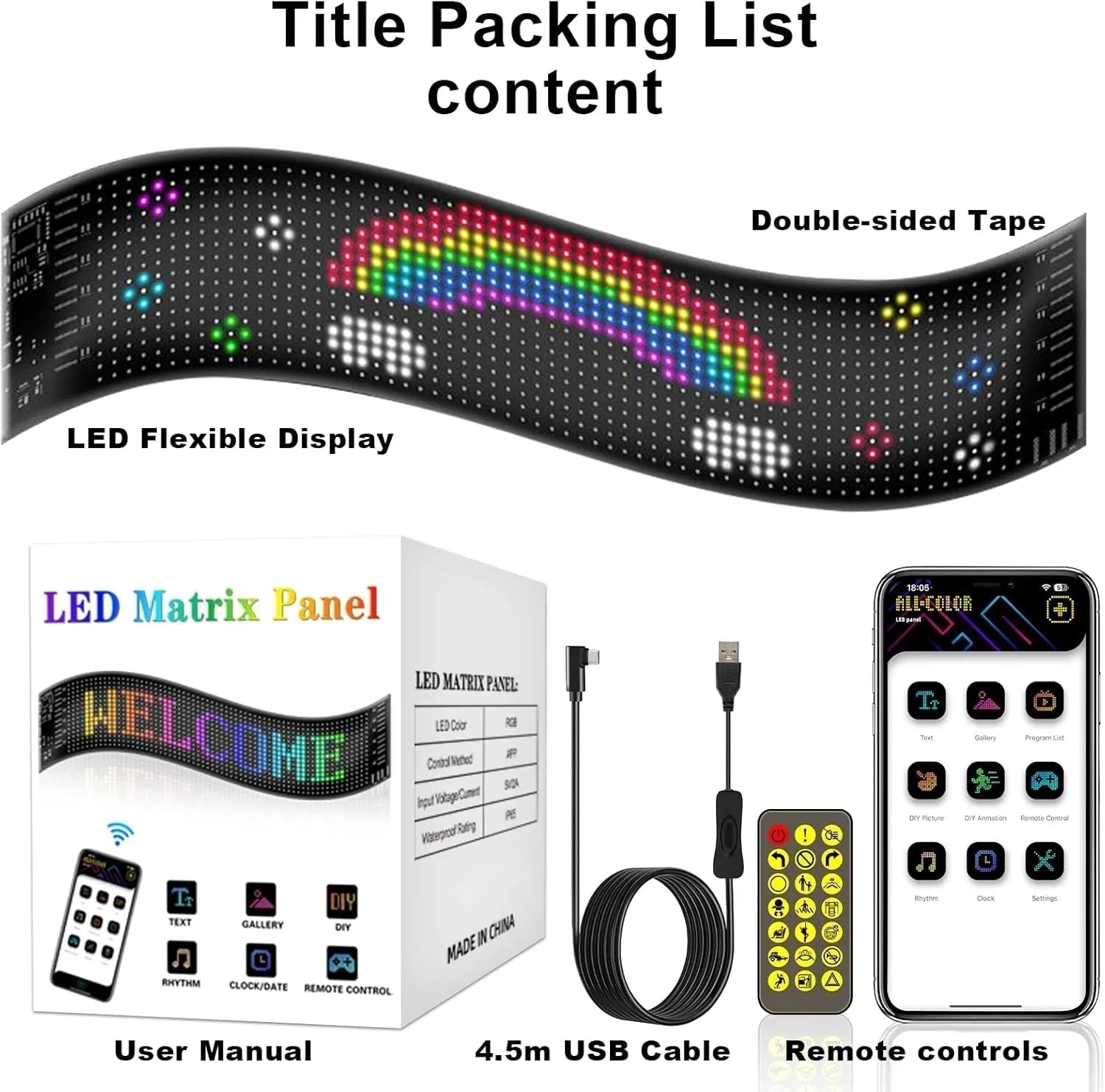 Fancy Programmable Car LED Strip