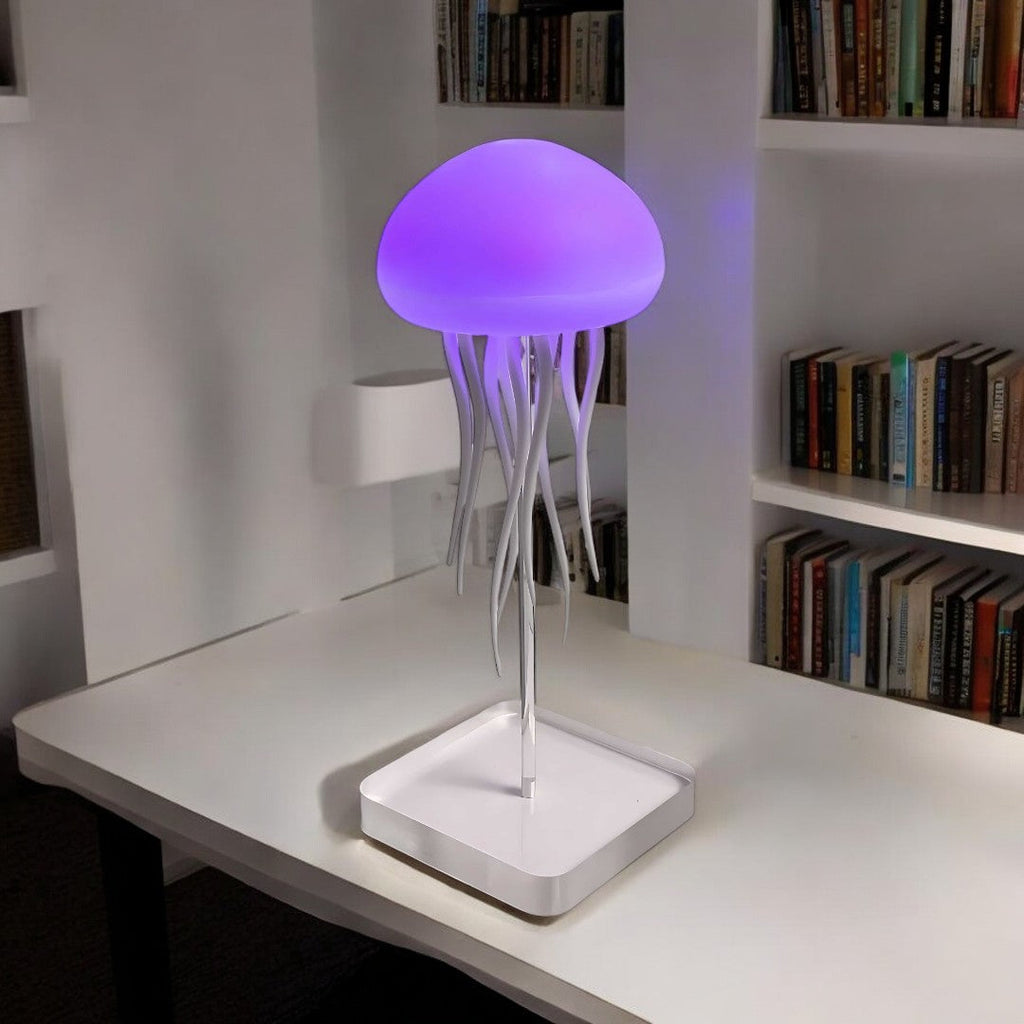 Jelly: Viral Jellyfish Lamp with Voice Control & USB-C Rechargeable (Hanging + Base)