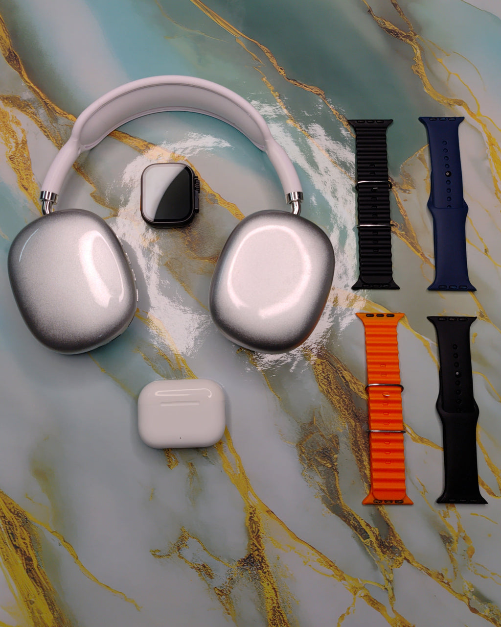 MVP-280 Combo Pack – Smart Watch + Headphones + AirPods