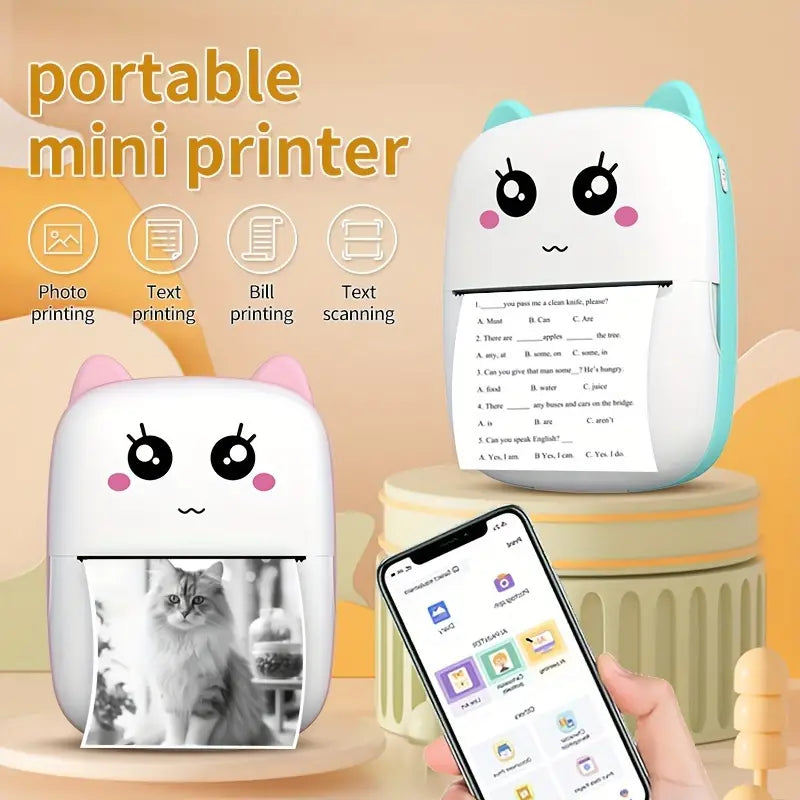 Bluetooth Wireless Mini Portable Printer