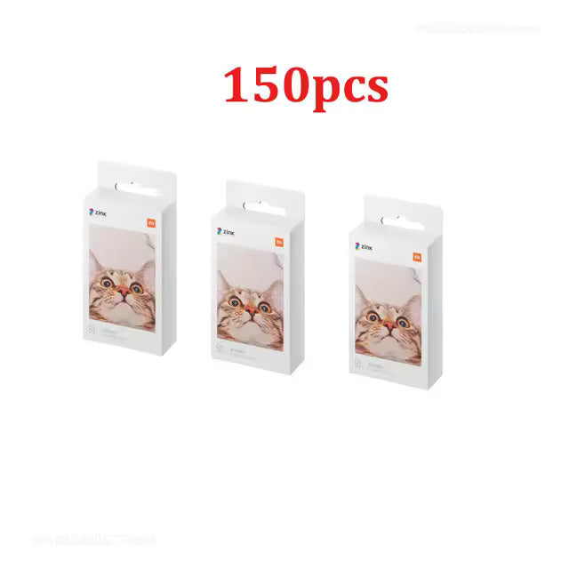 Mi Portable Photo Printer Pocket Mini AR with DIY (500 mAh) Image Zinc Paper Printer