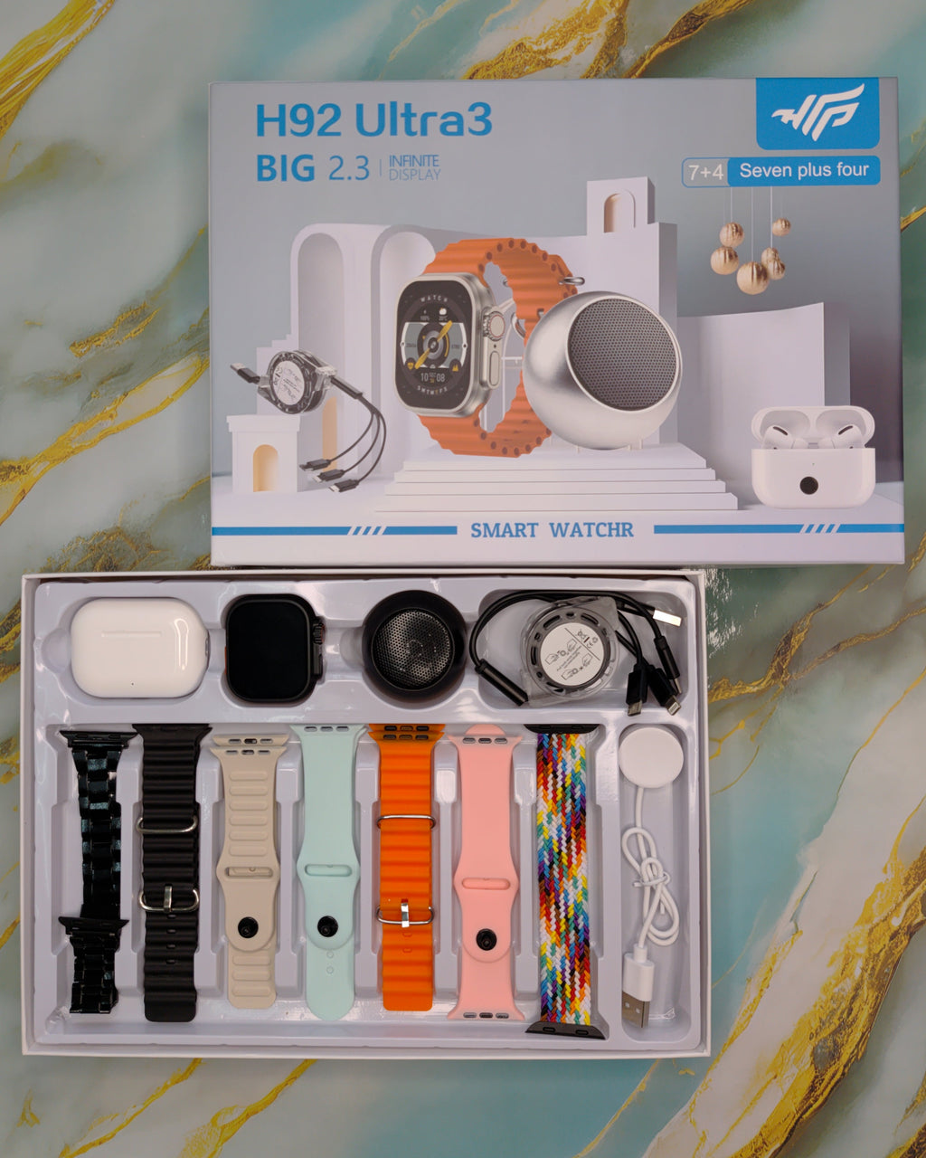 H92 Ultra 3 Smart Watch Combo