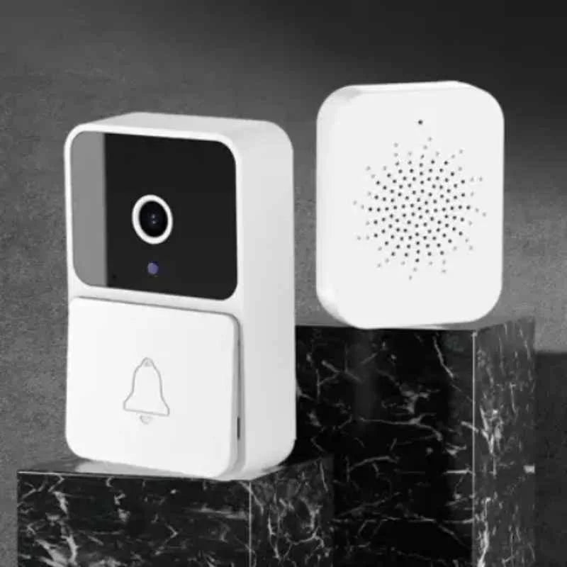 Smart Ring Wireless Doorbell Security Camera Two-Way Remote Audio Video IR Night Vision