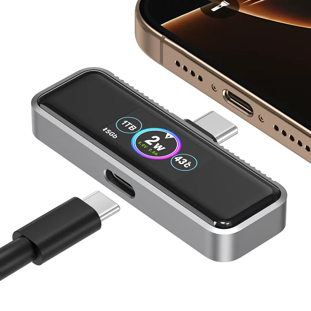 GT Storage USB-C & lightning port Magnetic Extended Storage for iPhone Series