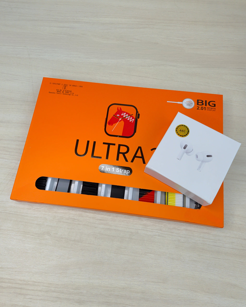 7 IN 1 Smart Watch With Airpod Pro Combo