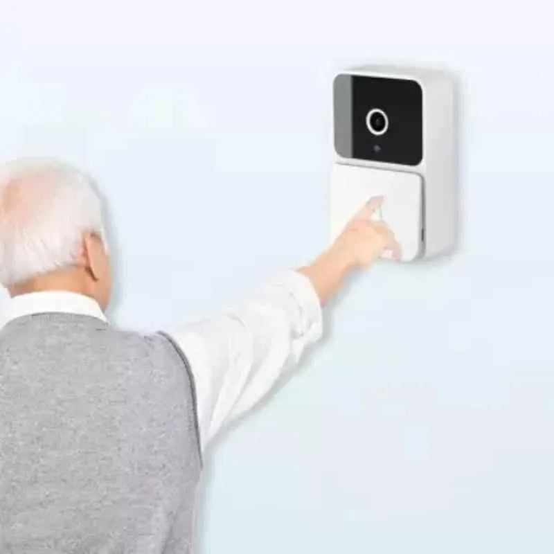 Smart Ring Wireless Doorbell Security Camera Two-Way Remote Audio Video IR Night Vision