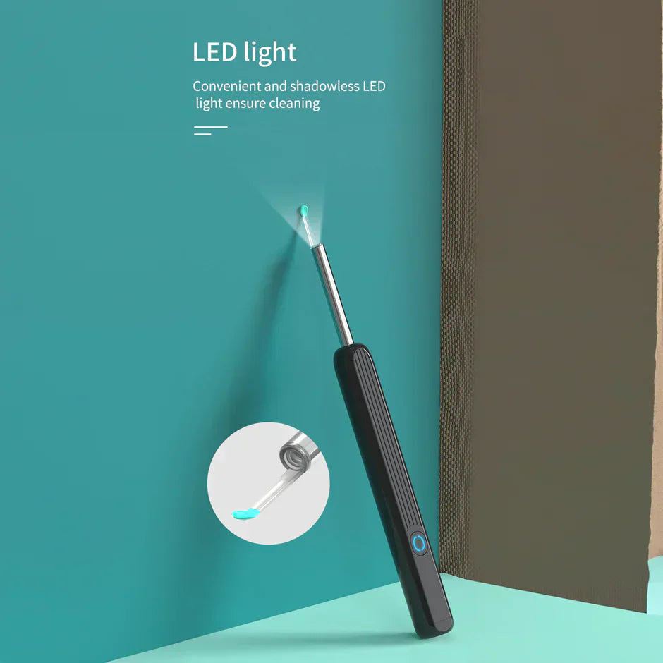Ear Cleaner High Precision Ear Wax Removal Tool with Camera & LED Light