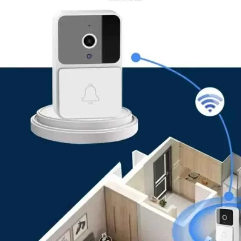 Smart Ring Wireless Doorbell Security Camera Two-Way Remote Audio Video IR Night Vision