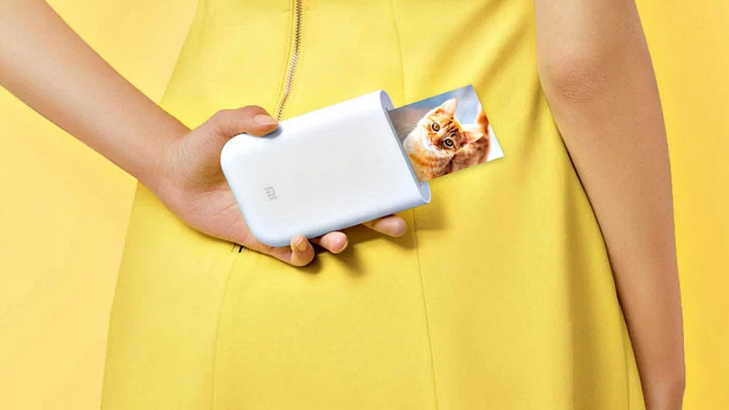 Mi Portable Photo Printer Pocket Mini AR with DIY (500 mAh) Image Zinc Paper Printer