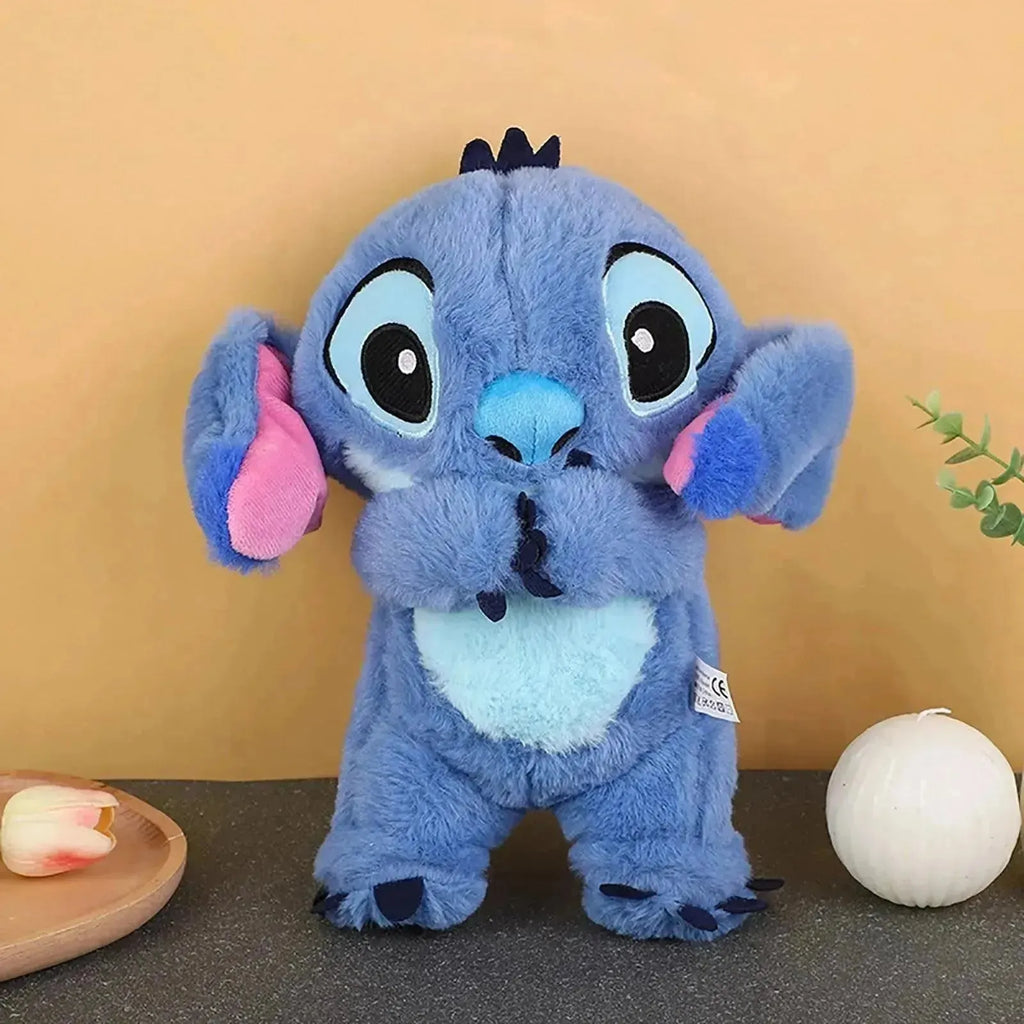 Musical Breathing Disney's Stitch Sleeping Aid Plush Teddy bear Toy Stitch
