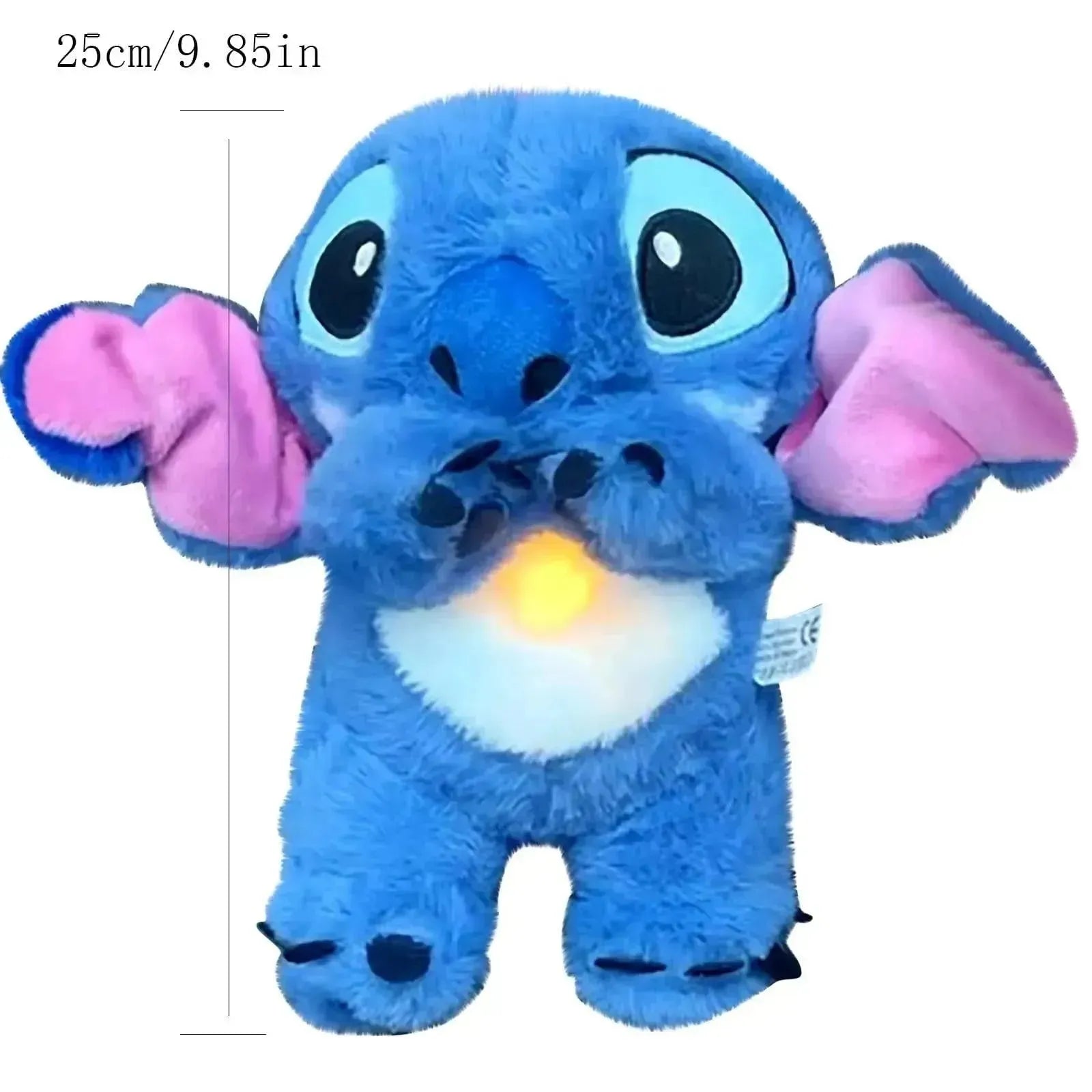 Musical Breathing Disney's Stitch Sleeping Aid Plush Teddy bear Toy Stitch