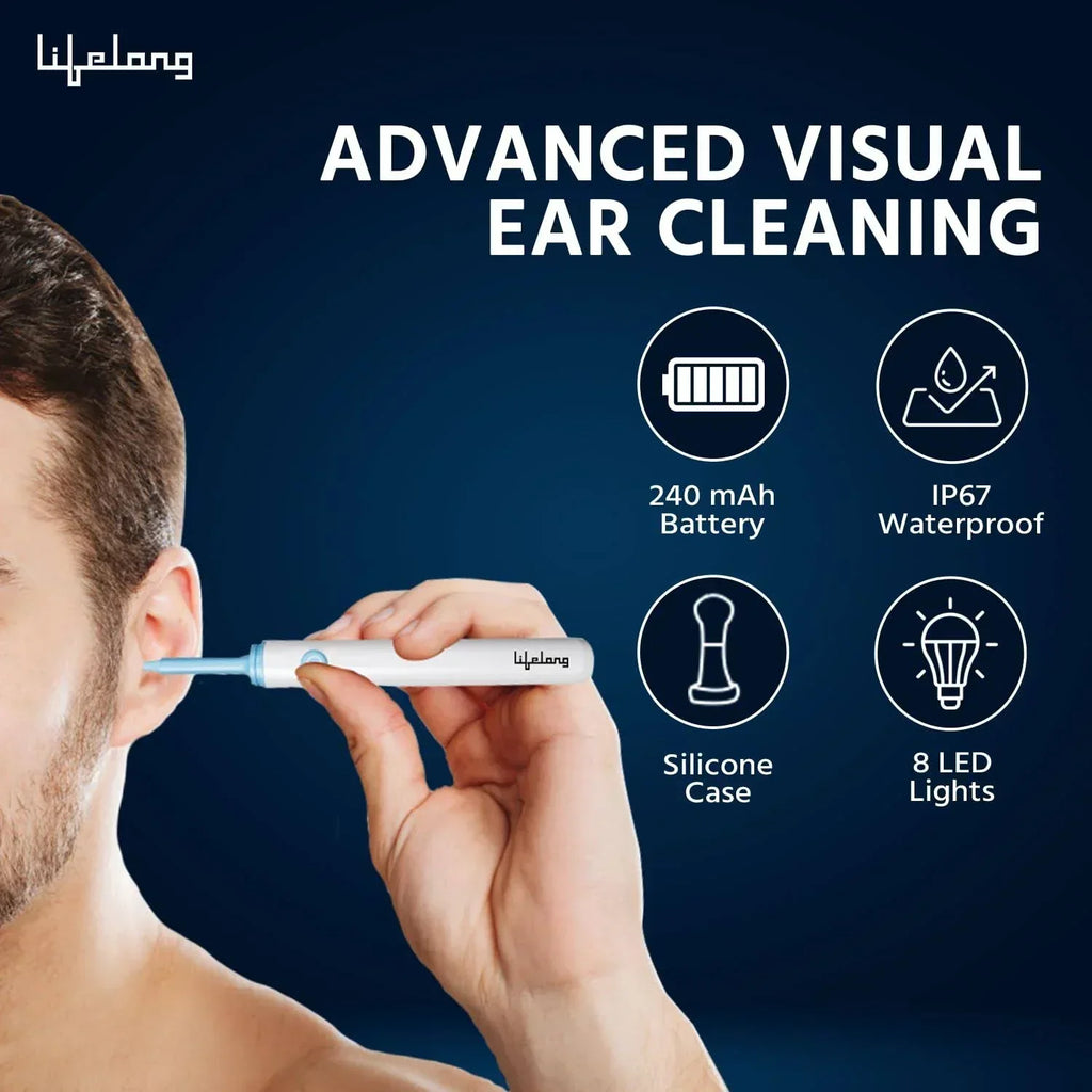 Ear Cleaner High Precision Ear Wax Removal Tool with Camera & LED Light