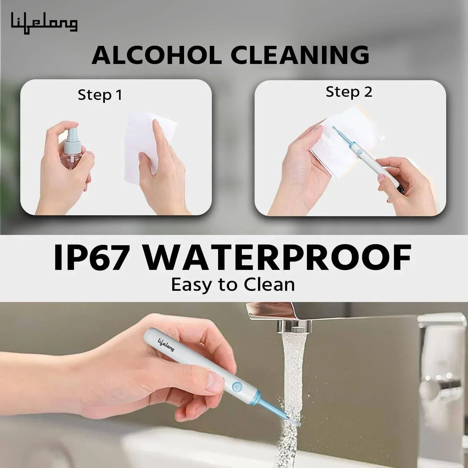 Ear Cleaner High Precision Ear Wax Removal Tool with Camera & LED Light